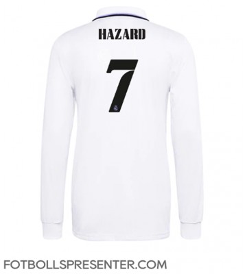 Real Madrid Eden Hazard #7 Hemma Matchtröja 2022-23 Långärmad